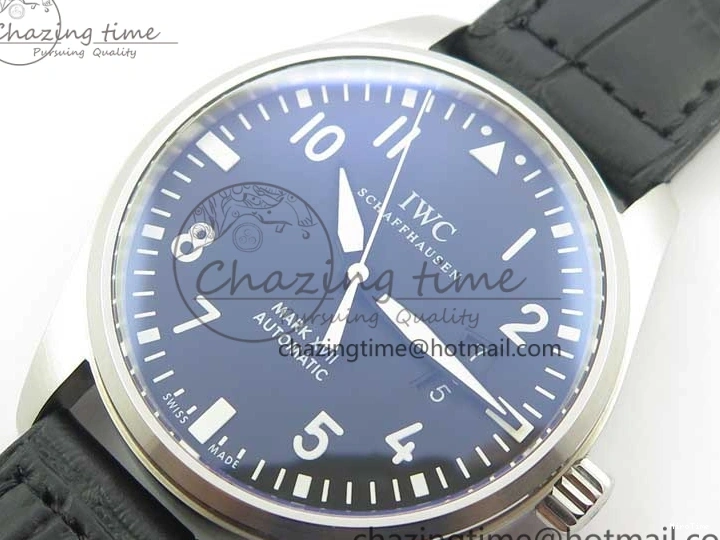 MIROTIME 0504 Affordable Mark XVII IW326501 FKF 1:1 Best Edition Black Dial on Black Leather Strap 7131